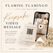 KEEPSAKE MESSAGE - Video or Audio Greeting