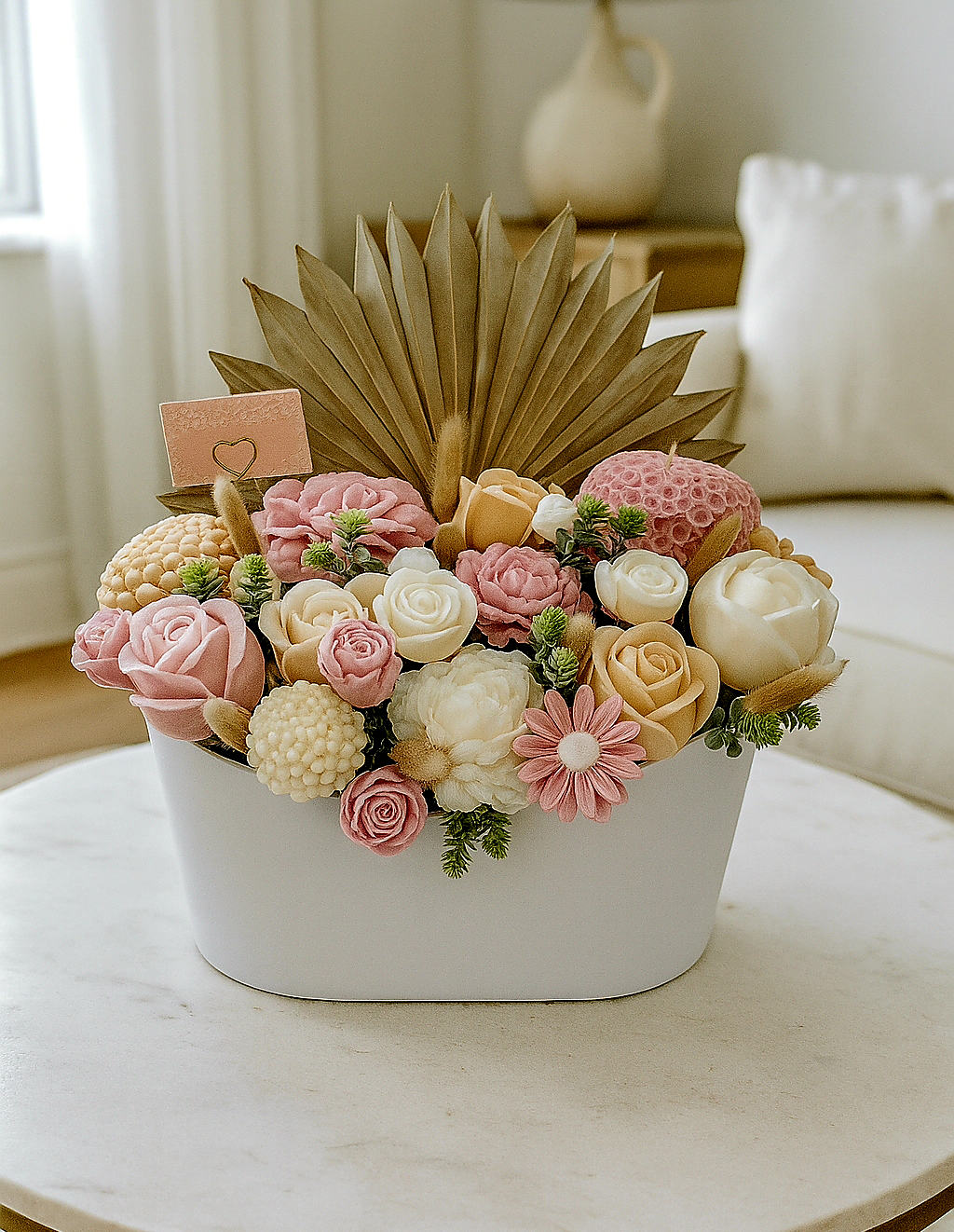 XL BOUQUET WITH PALM LEAF