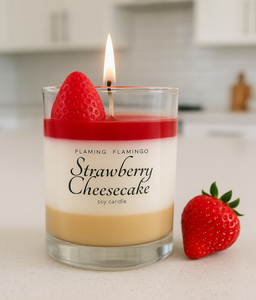STRAWBERRY CHEESECAKE CANDLE