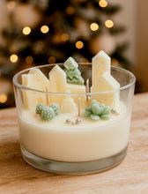 CHRISTMAS VILLAGE CANDLE BOWL