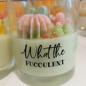 CACTUS CANDLES WITH QUOTES