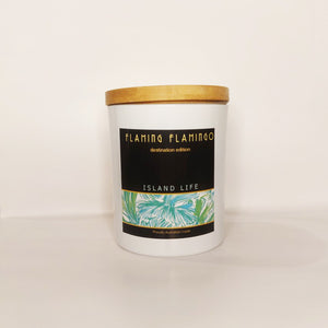 ISLAND LIFE coconut cream & black raspberry D.E - flaming flamingo 
